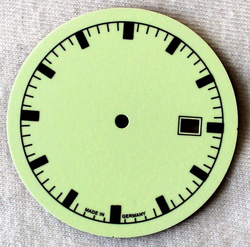 Luminous Watch Dial f Eta 2824-2 / 2804-2 / 2801-2 Movement 34.8 FULL LUMED DIAL