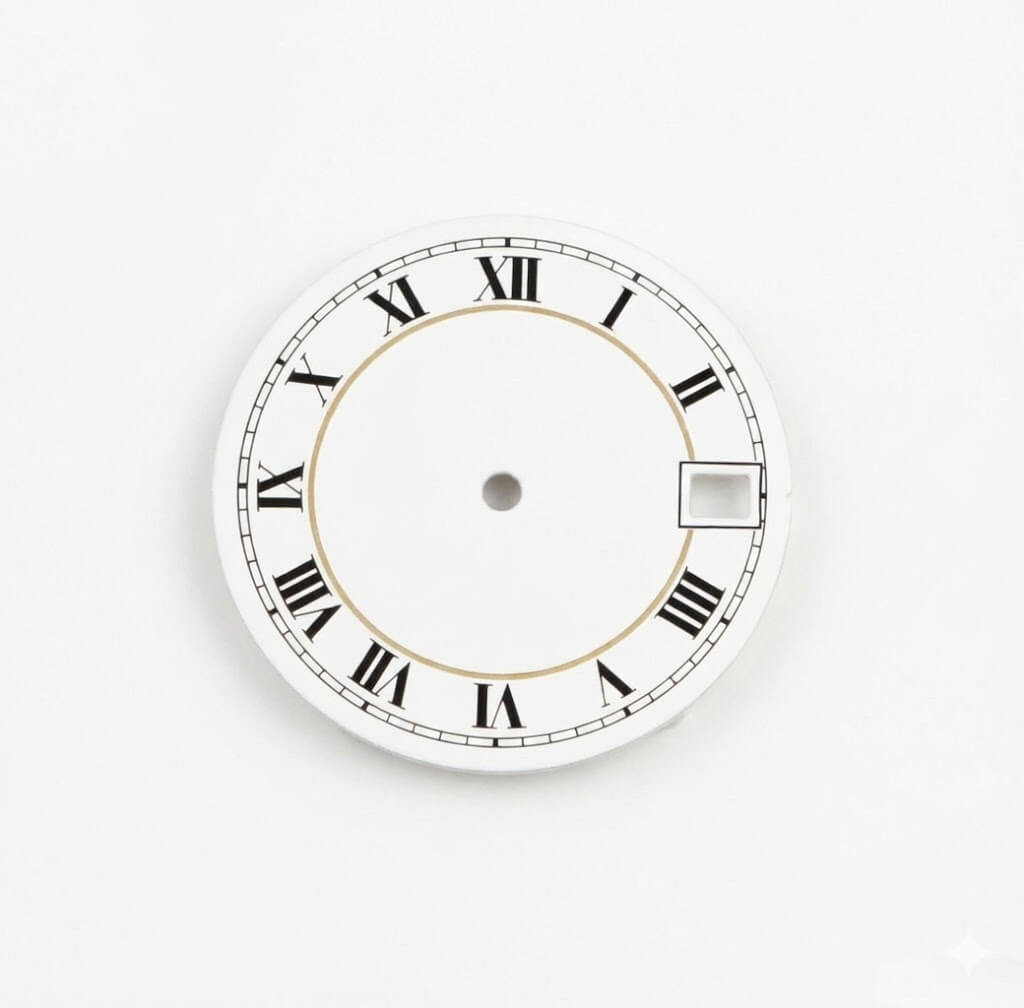 Zifferblatt und Zeiger für Eta 2892-2 / 2892A2 ; 27.1mm ; white Cadran Esfera ETA 805.114 – Bild 2