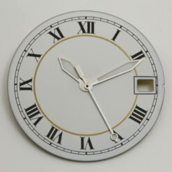 Zifferblatt und Zeiger für Eta 2892-2 / 2892A2 ; 27.1mm ; white  Cadran Esfera ETA 805.114