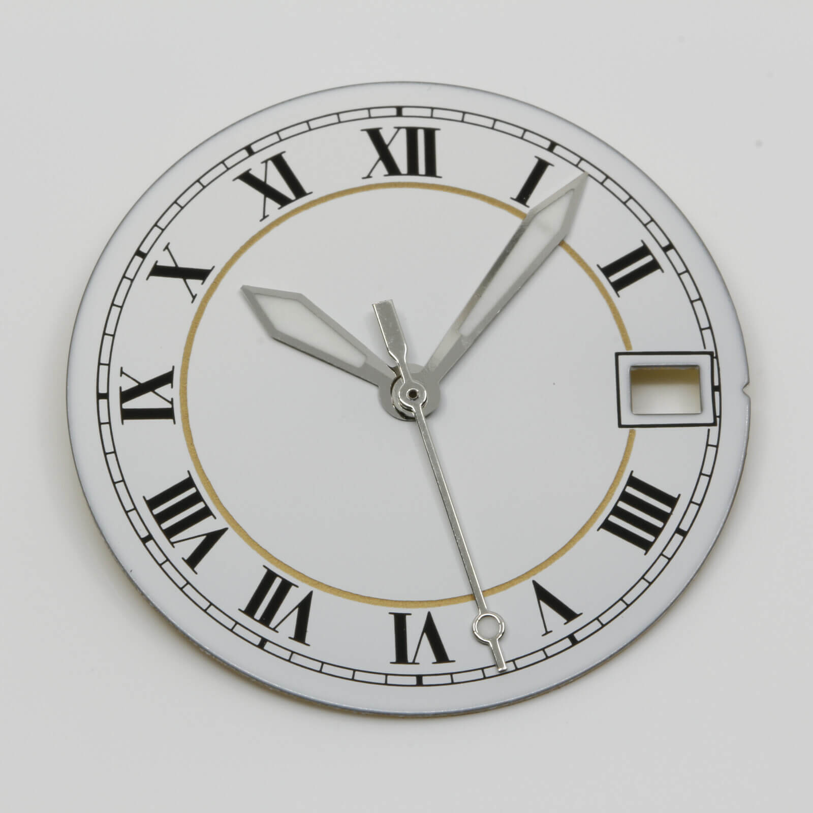 Zifferblatt und Zeiger für Eta 2892-2 / 2892A2 ; 27.1mm ; white Cadran Esfera ETA 805.114 – Bild 3