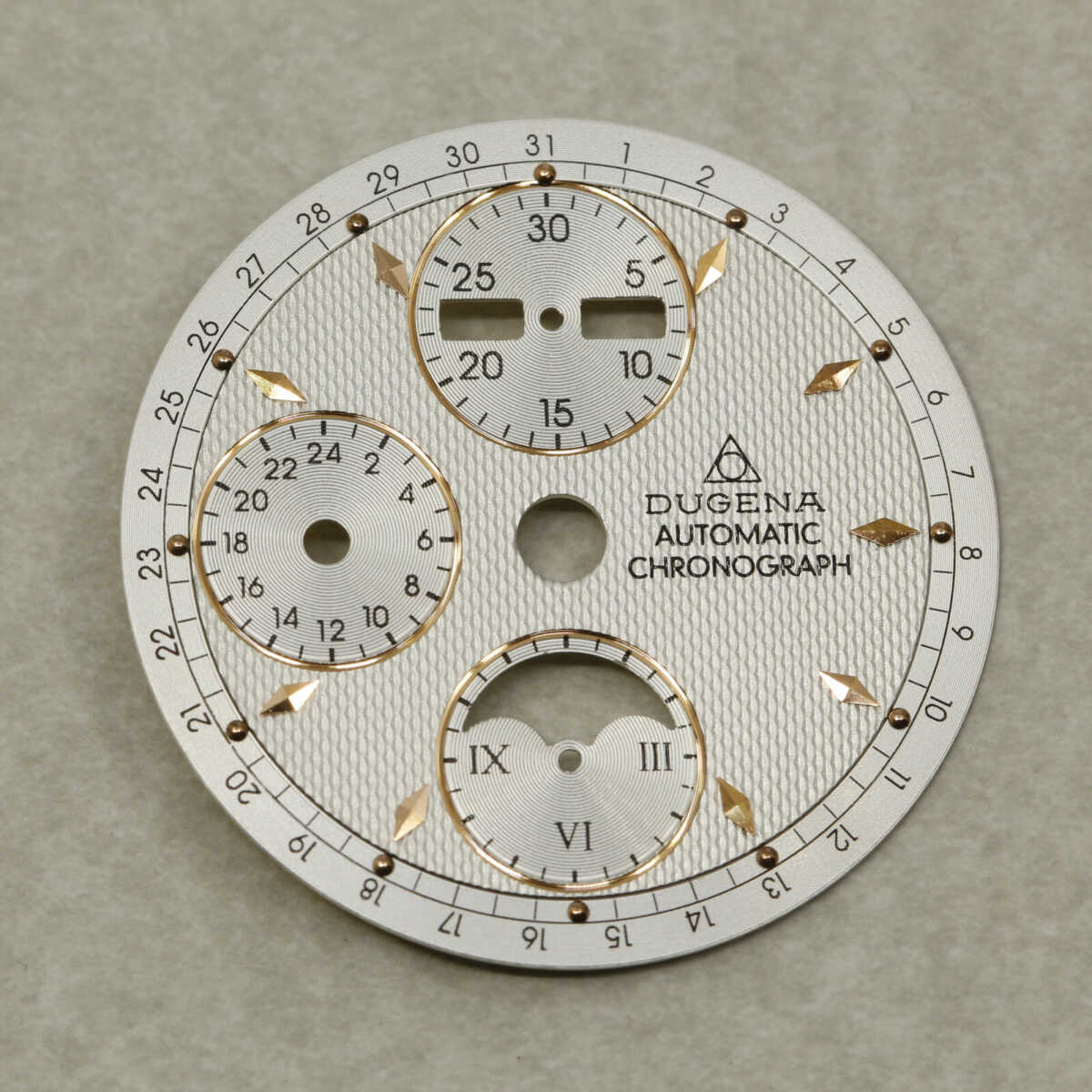 Esfera ETA Valjoux 7751 fases lunares Ø 30,8 mm Dugena – vista 10
