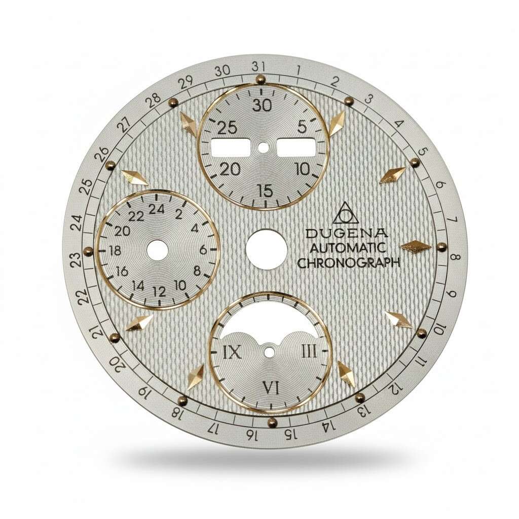 Esfera ETA Valjoux 7751 fases lunares Ø 30,8 mm Dugena – vista 6