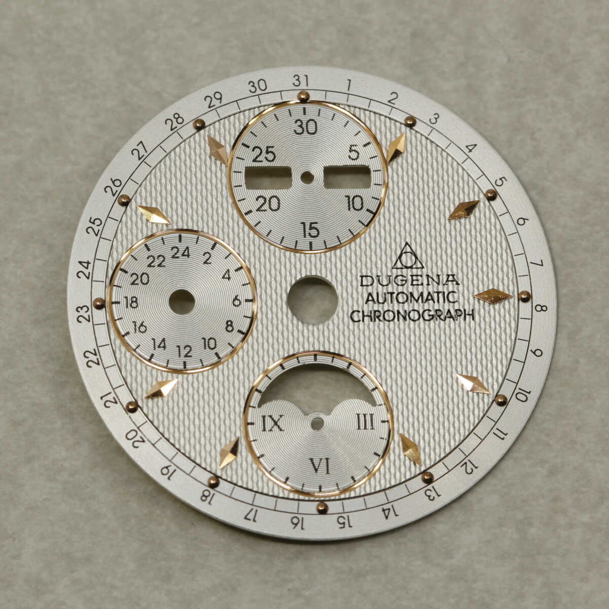 Esfera ETA Valjoux 7751 fases lunares Ø 30,8 mm Dugena – vista 9