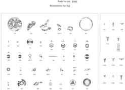 AS 5100 WATCH PARTS AS 5101, AS 5102, AS 5103 AS 5106 PART 255 PART 445 PART 705