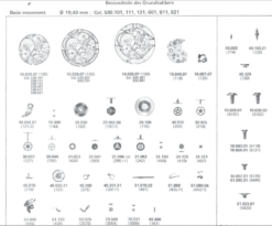 AS 530.101 WATCH SPARE PARTS AS 530.201 AS 530.301 AS 530.601 AS 530.701 530.801