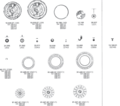 AS 530.111 WATCH SPARE PARTS AS 530.211 AS 530.311 AS 530.611 AS 530.711 530.811
