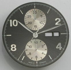 Zifferblatt + Zeigersatz für ETA Valjoux 7750 Dial + Hands Set 4 Varianten NEU Anthrazit