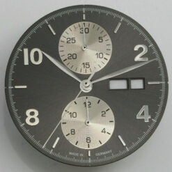 Zifferblatt + Zeigersatz für ETA Valjoux 7750 Dial + Hands Set 4 Varianten NEU Anthrazit