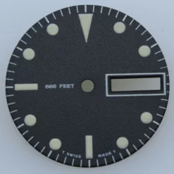Watch Dial for Eta 2836-2 Automatic DIVER SUB ⌀ 26.0mm SW220 NOS TRITIUM LUME