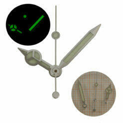 WATCH HANDS ETA 2824-2  2836-28/12/12,5 Black Gold Silver SuperLuminova C3 X1