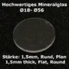 Uhrglas 1,5mm flach