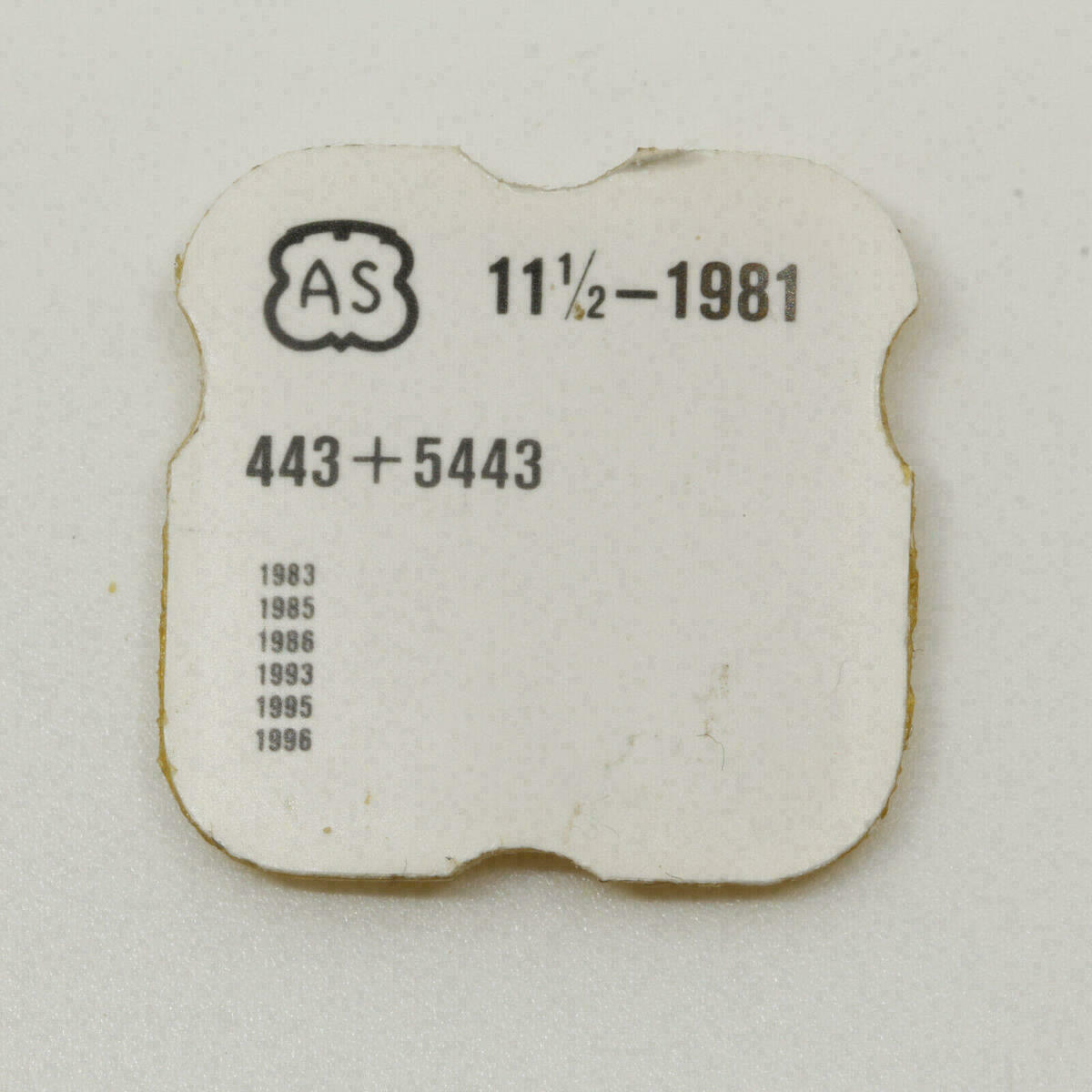 AS 1981 PART 443 / 5443, Winkelhebel & Schraube, AS 1986 Part 1496 AS "Adolph Schild S.A."