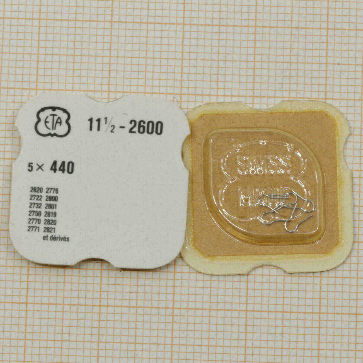 ETA Part 440 Kupplungshebelfeder, Yoke spring ETA watch parts ETA 2540, ETA 2600 Markenlos 440