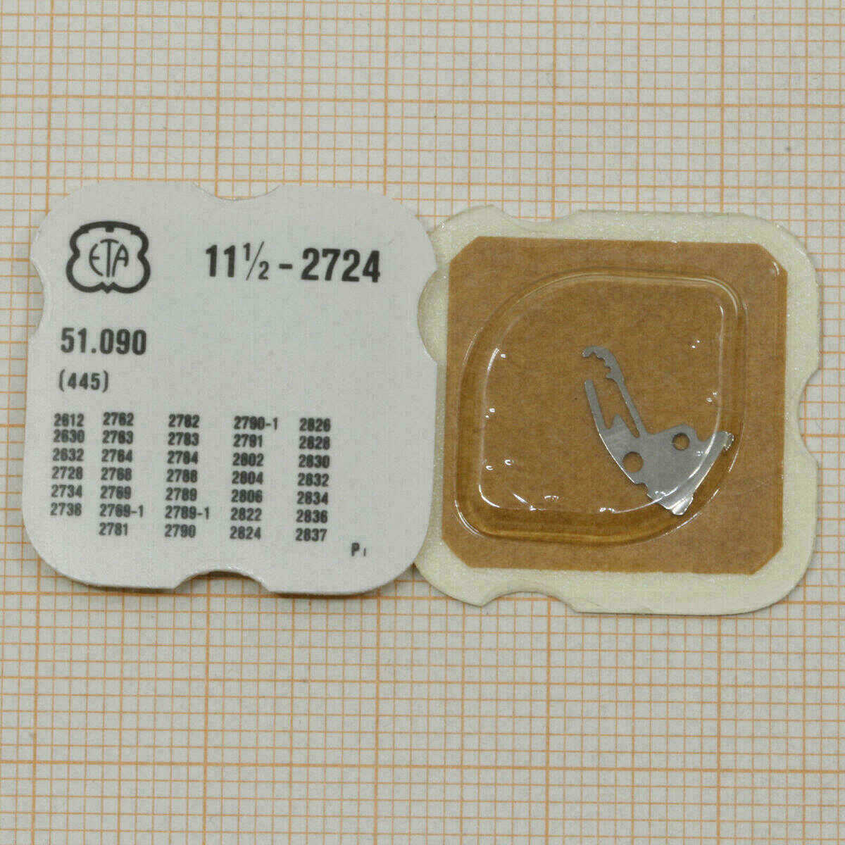 ETA Part 445 Stellhebelfeder, Setting lever spring , ETA watch parts 445 Markenlos 445