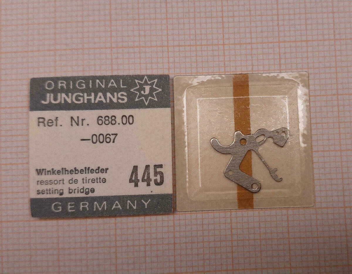 Junghans 88, J88, Part 420, Part 445, Part 8270, Winkelhebelfeder, Kronrad ... Junghans