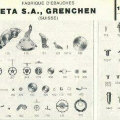 ETA 2370 PART 443, PART 415, 705 710 203 210 227 407 195 430 440 195 #BL2370 für ETA 2370