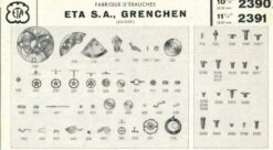 ETA 2390 PART 443, PART 445, 705 710 415 420 425 407 410 255 440 195 404 #BL2390 für ETA 2390