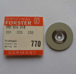 AUFZUGFEDER Förster 200 1,1x9,6x0,13x300 Mainspring Aufzugsfeder, BF 235 BF 233 Aufzugsfeder