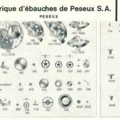PESEUX WATCH PARTS 7001, 7000, 7060, 7040, 7020, 140, 170, 180, 320, 330, 340