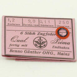 Alternative view of ZUGFEDER AUFZUGFEDER für Armbanduhren & Taschenuhren Aufzugsfeder Mainspring, Triebfeder #WZ