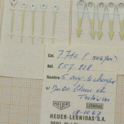 HEUER CAL 7710 Sekundenzeiger Minutenzeiger Minute Second hand HEUER Monte Carlo Diverse