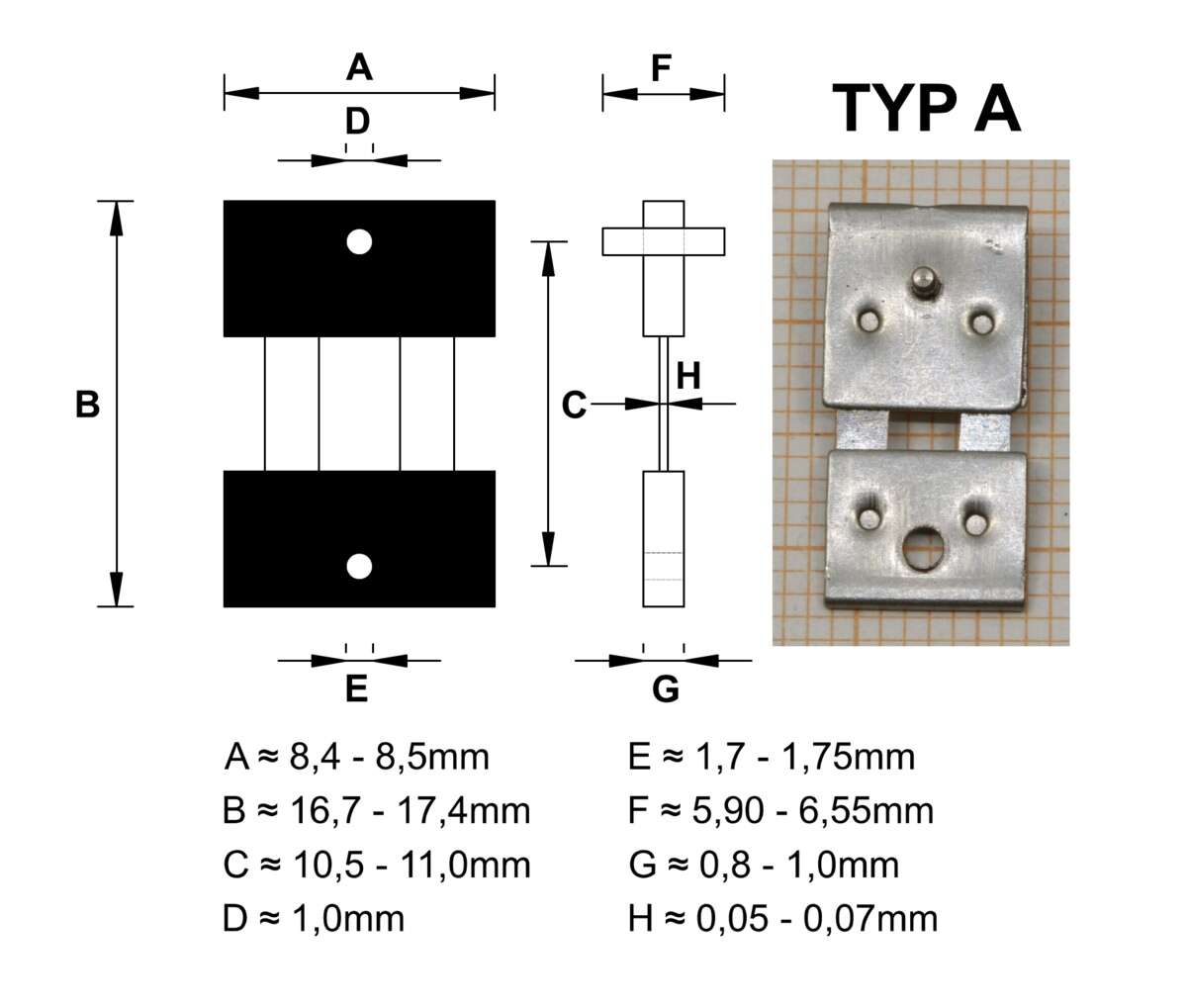 Pendelfeder für Standuhren 8er Set – Ansicht 6