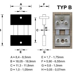 Pendelfeder für Standuhren 8er Set – Ansicht 7