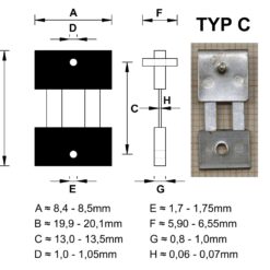 Pendelfeder für Standuhren 8er Set – Ansicht 8