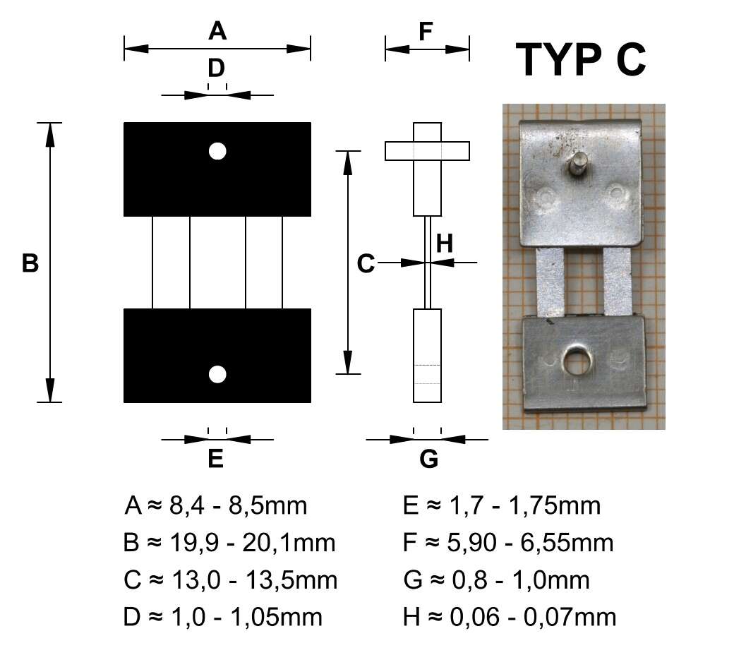 Pendelfeder für Standuhren 8er Set – Ansicht 8