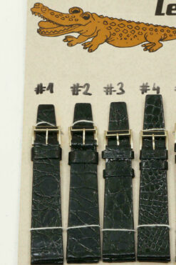 Uhrenarmband Uhrband Krokodilband Echt Kroko 17 18 19mm Vintage Alligator Strap