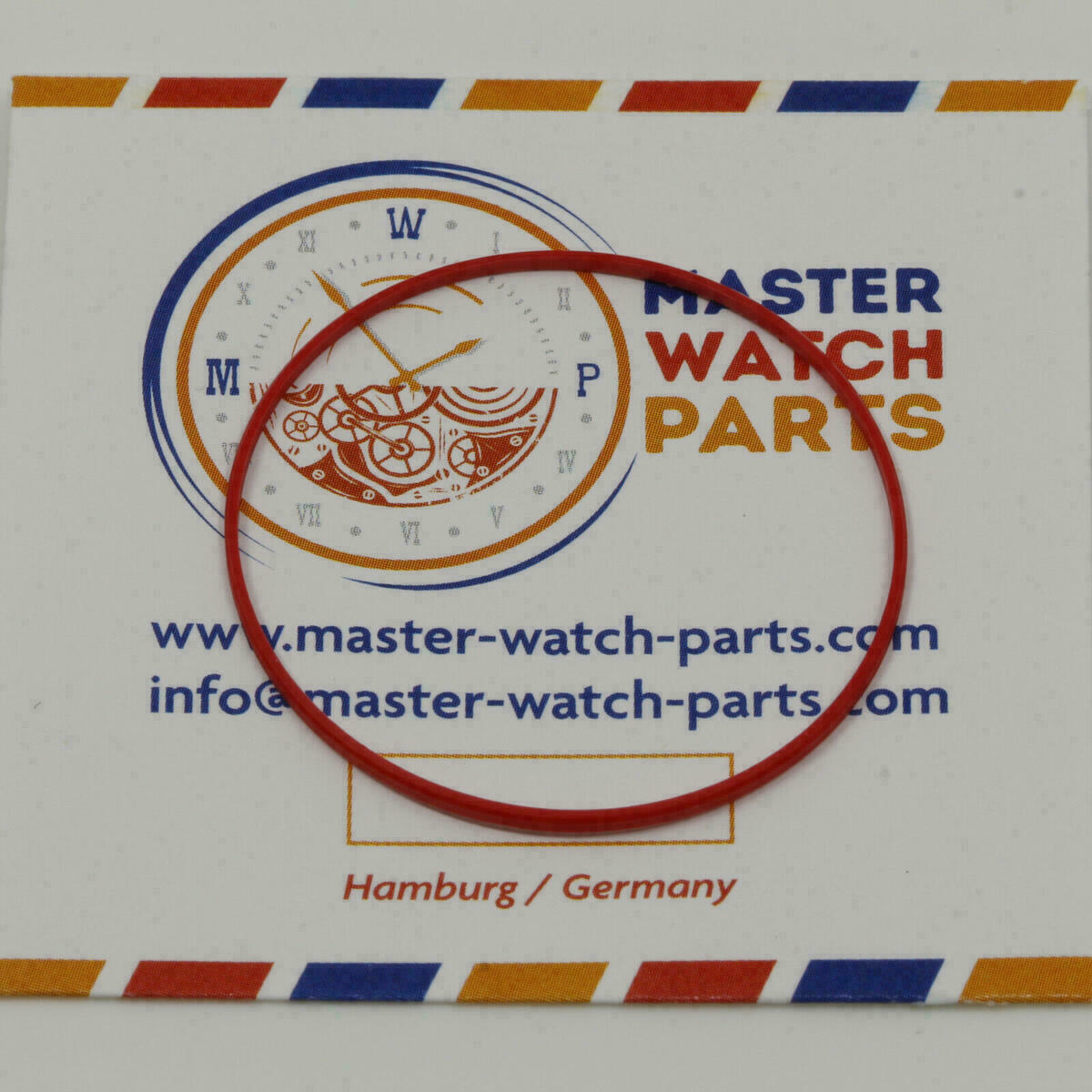 Red Teflon Hard Gasket for Watch Caseback Multi Size – view 2