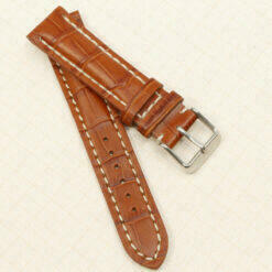 Uhrenarmband Leder Armband 20mm echt Leder Uhrband #Rotbraun Kroko Prägung