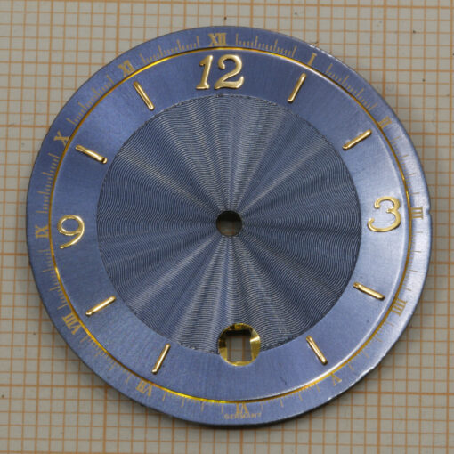 Zifferblatt für Eta 955.414; Ø 30.0mm; DIAL Ziffernblatt Esfera BLAU #42