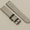 Uhrenarmband Leder Armband 20mm echt Leder Uhrband #Schwarz Kroko Prägung