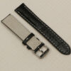 Uhrenarmband Leder Armband 20mm echt Leder Uhrband #Schwarz Kroko Prägung