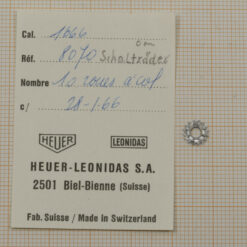 HEUER CAL. 1666 PART No. 8070  Schaltrad, Piller Wheel - NOS - HEUER Monte Carlo