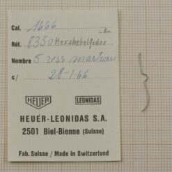 Hammer Spring HEUER 1666 Part 8350 – NOS
