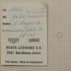 Retaining Ring for Hour Star – HEUER Cal. 1666 Part 9642