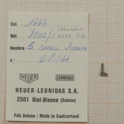 HEUER CAL. 1666 PART No 8002/1 Sekundenherz, second heart NOS HEUER Monte Carlo | eBay.de