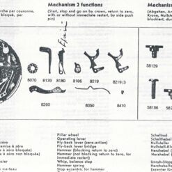 Alternative view of Fly-Back Lever for HEUER Cal. 1666 – Part 8180 – Heuer Monte Carlo – NOS