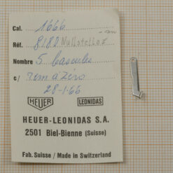 HEUER CAL. 1666 PART No. 8180 Nullsteller, Fly-Back lever NOS HEUER Monte Carlo