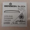 Cristal de reloj Bergeon abombado, acrílico, NOS