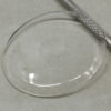 Cristal de reloj de bolsillo con tallado de lente, 35–50 mm