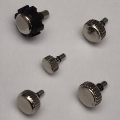 Uhrenkrone Aufzugskrone wasserdicht O-Ring NOS schwarz, versilbert watch crown