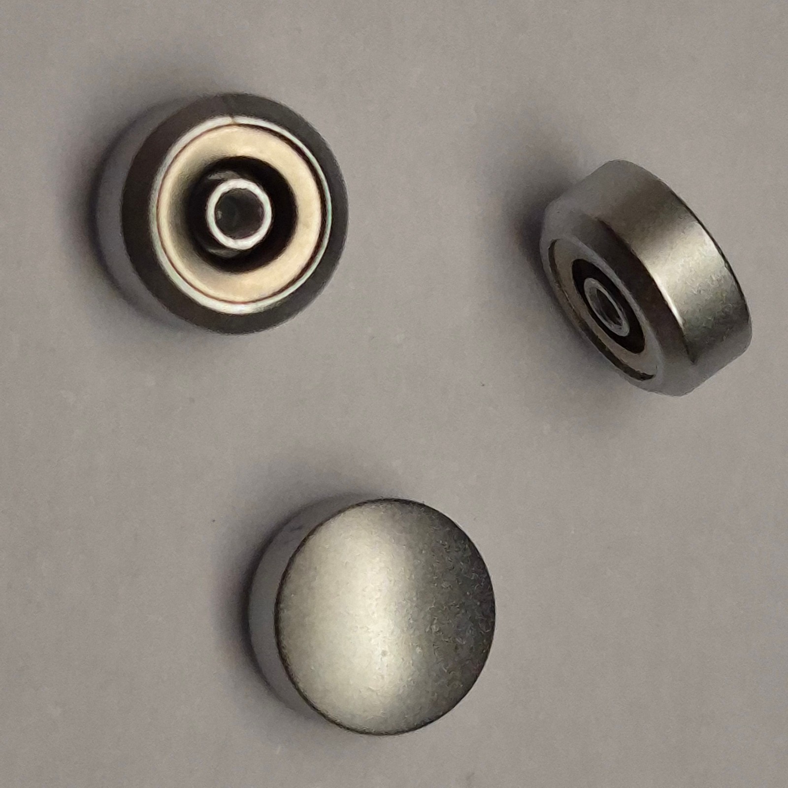 Uhrenkrone Aufzugskrone wasserdicht O-Ring NOS vergoldet versilbert watch crown – Bild 2