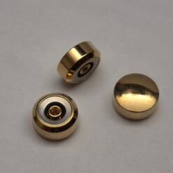 Uhrenkrone Aufzugskrone wasserdicht O-Ring NOS vergoldet versilbert watch crown – Bild 4