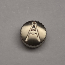 Krone Aufzugskrone wasserdicht Stahl Uhrenkrone S. Steel watch crown 6.0mm NEW – Bild 3