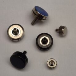 Uhrenkrone Aufzugskrone wasserdicht O-Ring NOS schwarz, versilbert watch crown