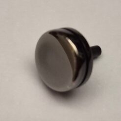 Alternative view of Uhrenkrone Aufzugskrone wasserdicht O-Ring NOS schwarz, versilbert watch crown