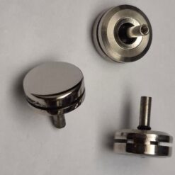 Uhrenkrone Aufzugskrone wasserdicht O-Ring NOS schwarz, versilbert watch crown – Bild 7